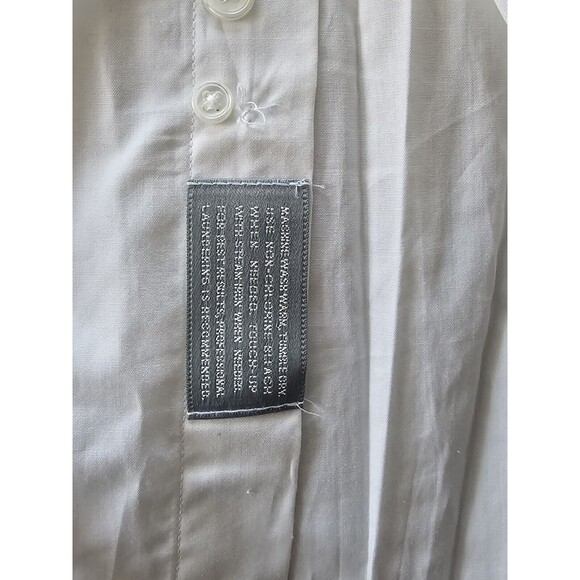 STAFFORD EXECUTIVE Button Down Shirt Men's long sleeve collared 17(1/2) 34Slv - Picture 6 of 11